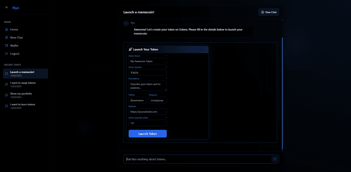 Nyo Dashboard Preview
